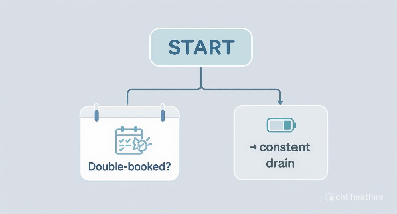 Infographic about how to manage multiple calendars