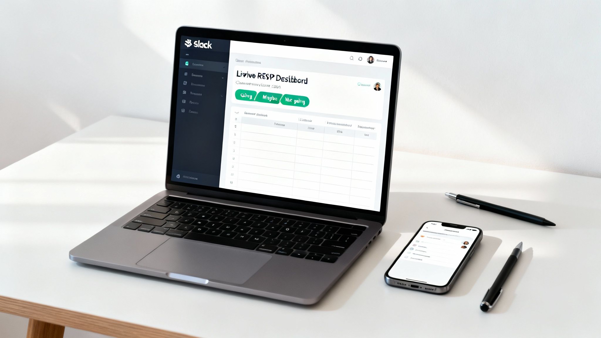 A group of colleagues collaborating on event planning using a laptop.