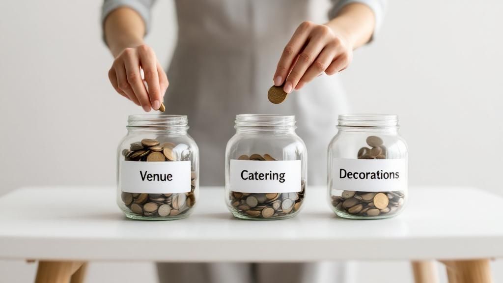 A person participating in a virtual meeting on their laptop