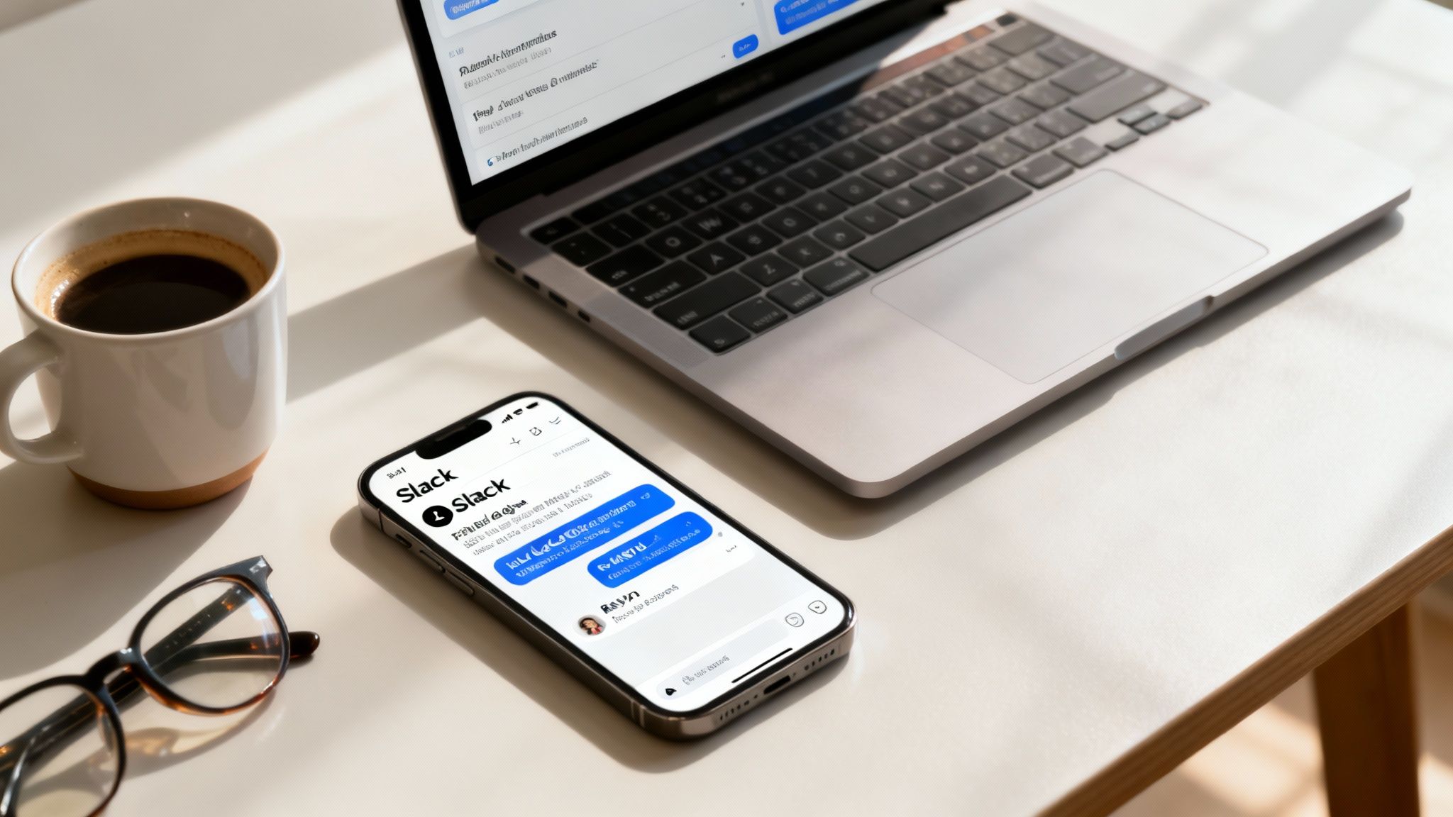 A group of colleagues collaborating and engaging in a modern office setting.