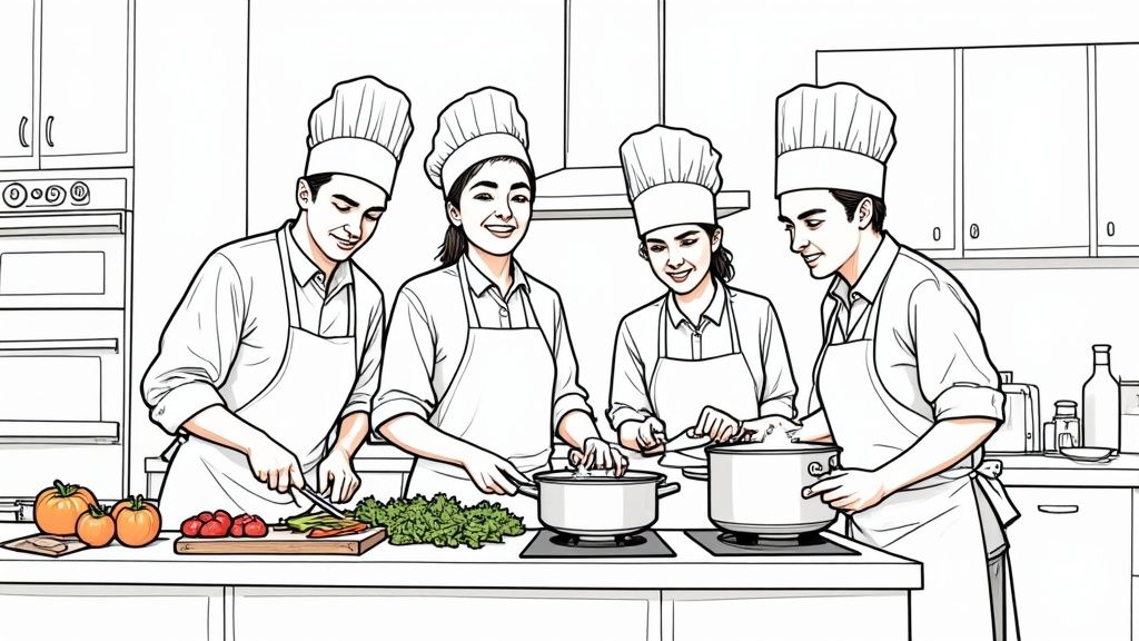 Cooking Classes and Team Challenges