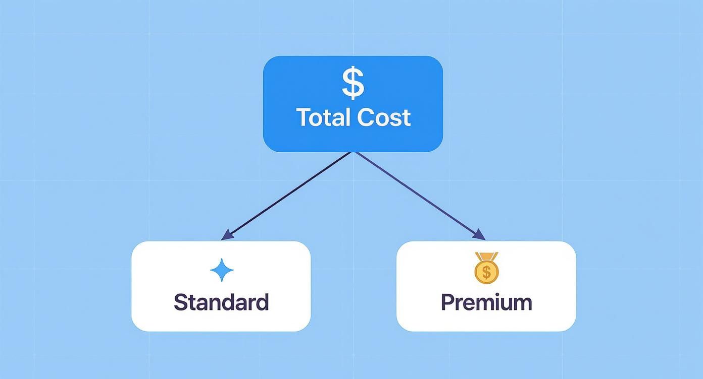 Infographic about persian rug cleaning cost