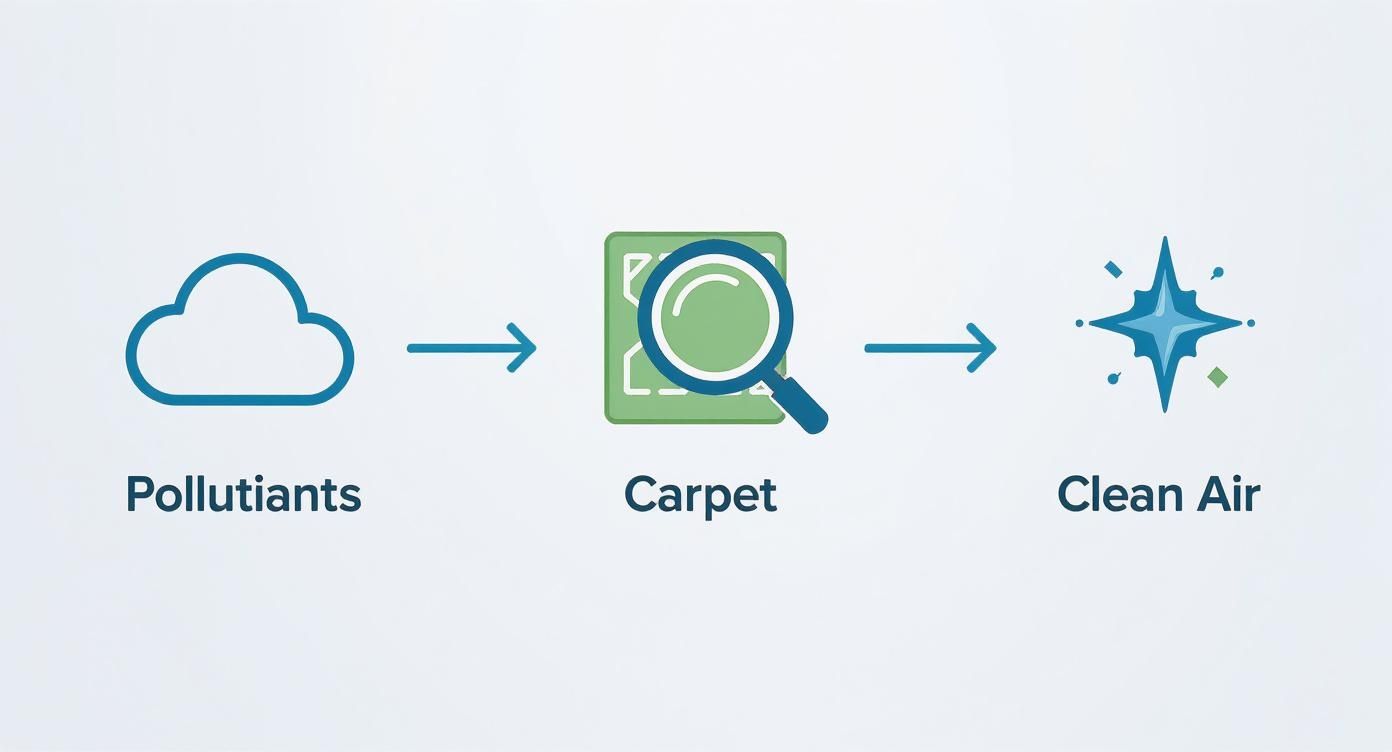 Infographic about carpet cleaning in vancouver