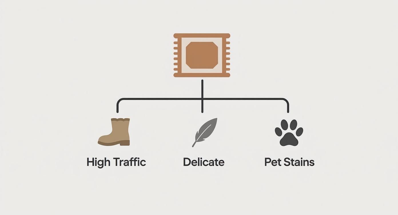 Infographic about vancouver rug cleaning