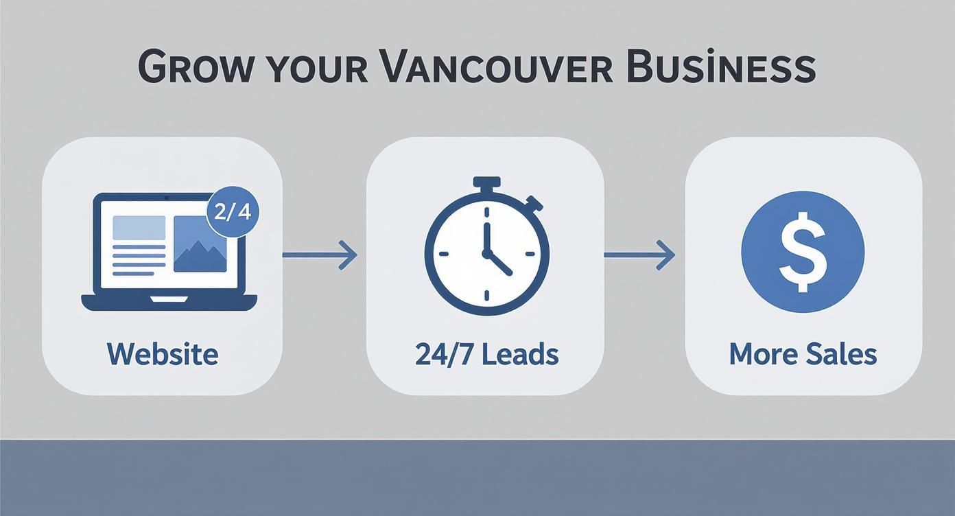 Infographic about vancouver web design