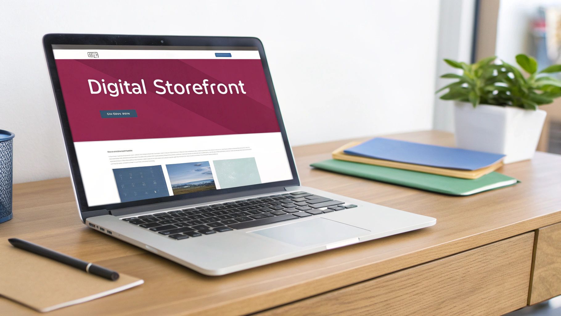 A person working on a laptop, representing the act of managing their personal online reputation.