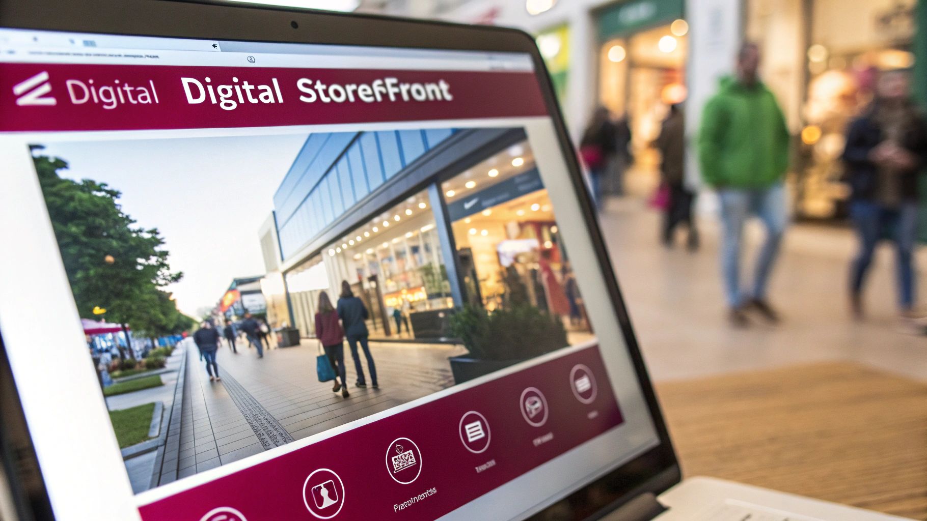 A person thoughtfully reviewing a company's positive online reputation on a tablet, symbolizing customer trust.