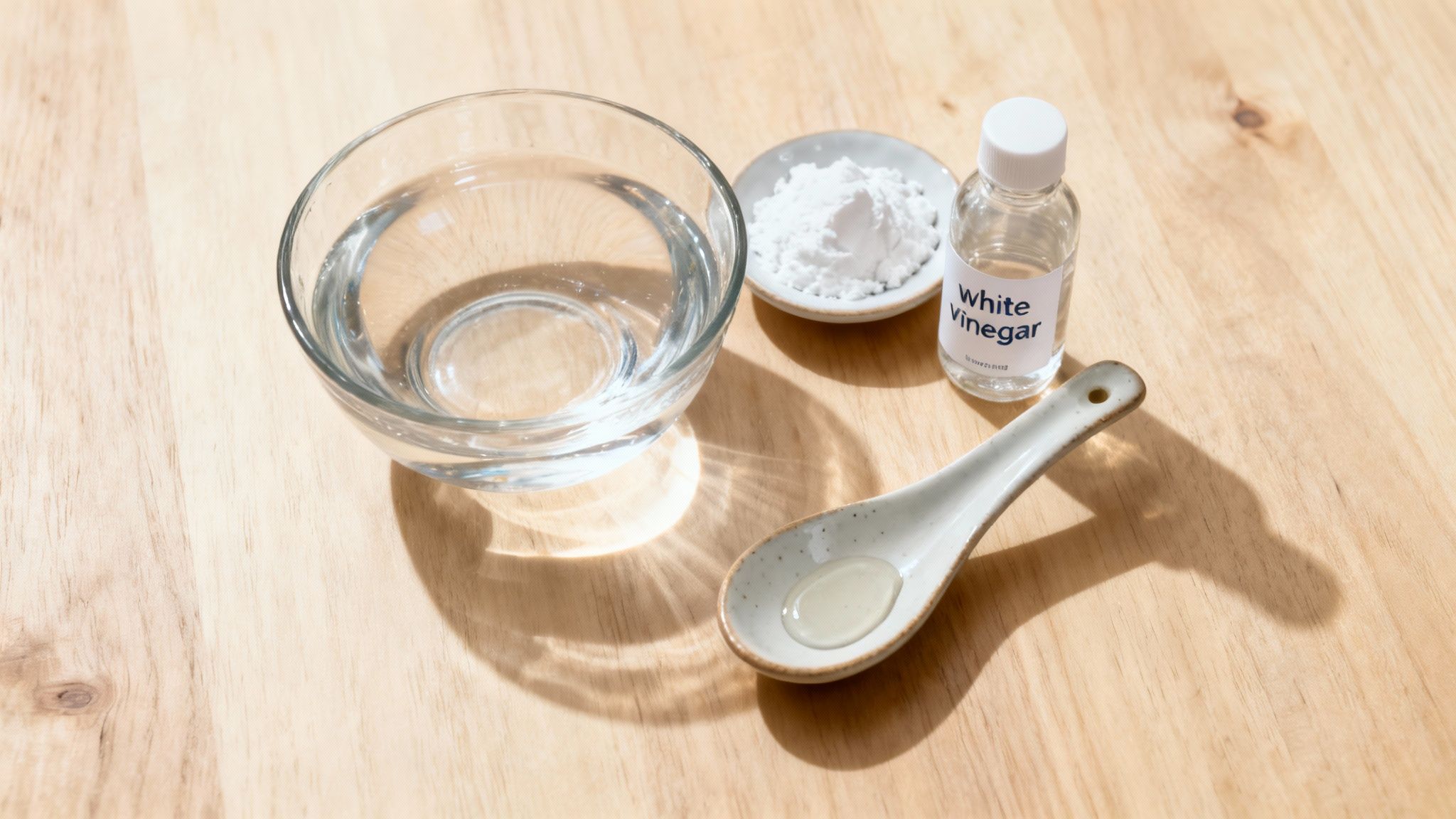 Dried coffee stain on a beige carpet.