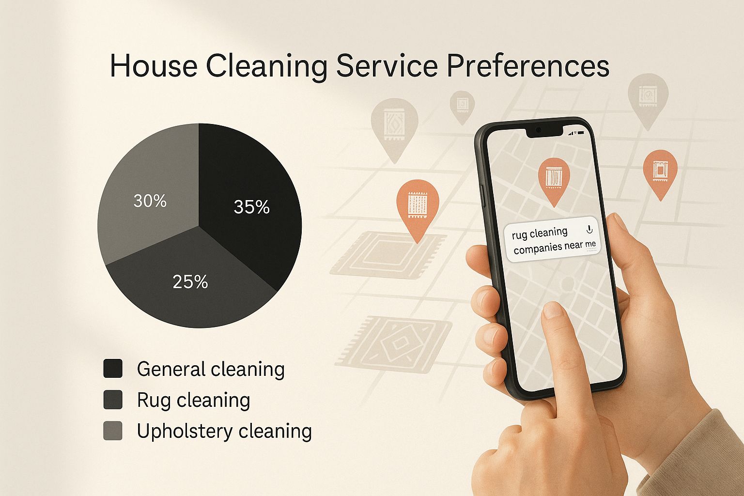 Infographic about rug cleaning companies near me