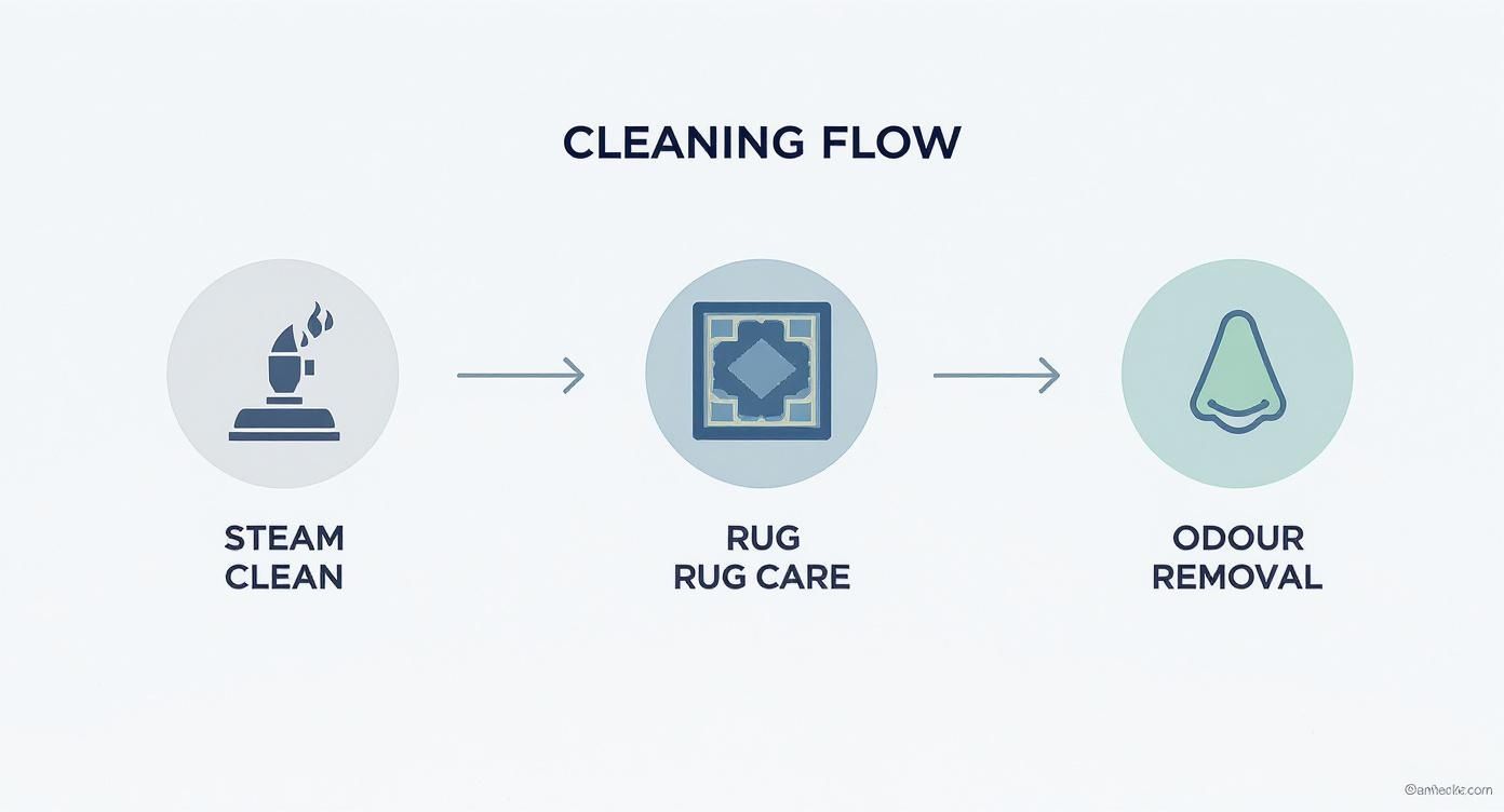 Infographic about vancouver carpet cleaning