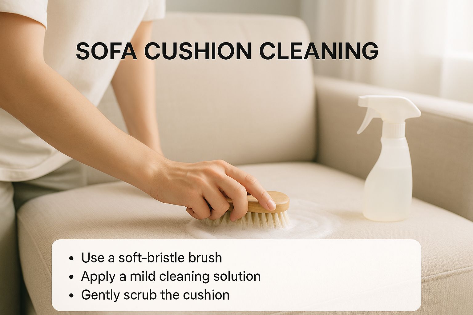 Infographic about cleaning upholstery near me