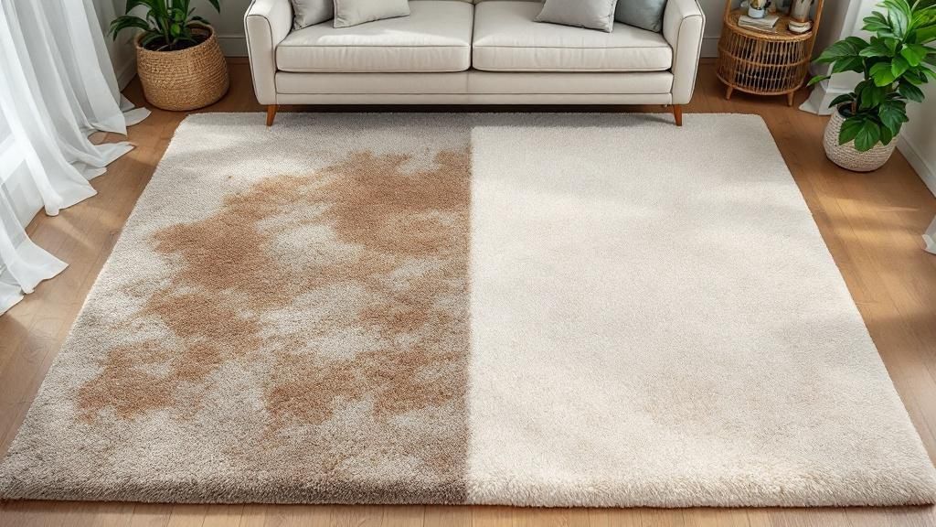 A professional gently hand-washing a delicate oriental rug in a specialized cleaning facility.