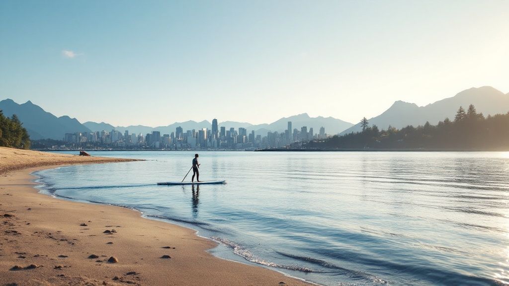 Stand-Up Paddleboarding (SUP) at Jericho Beach