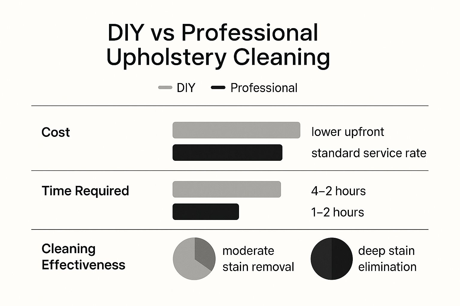 Infographic about upholstery cleaning company near me