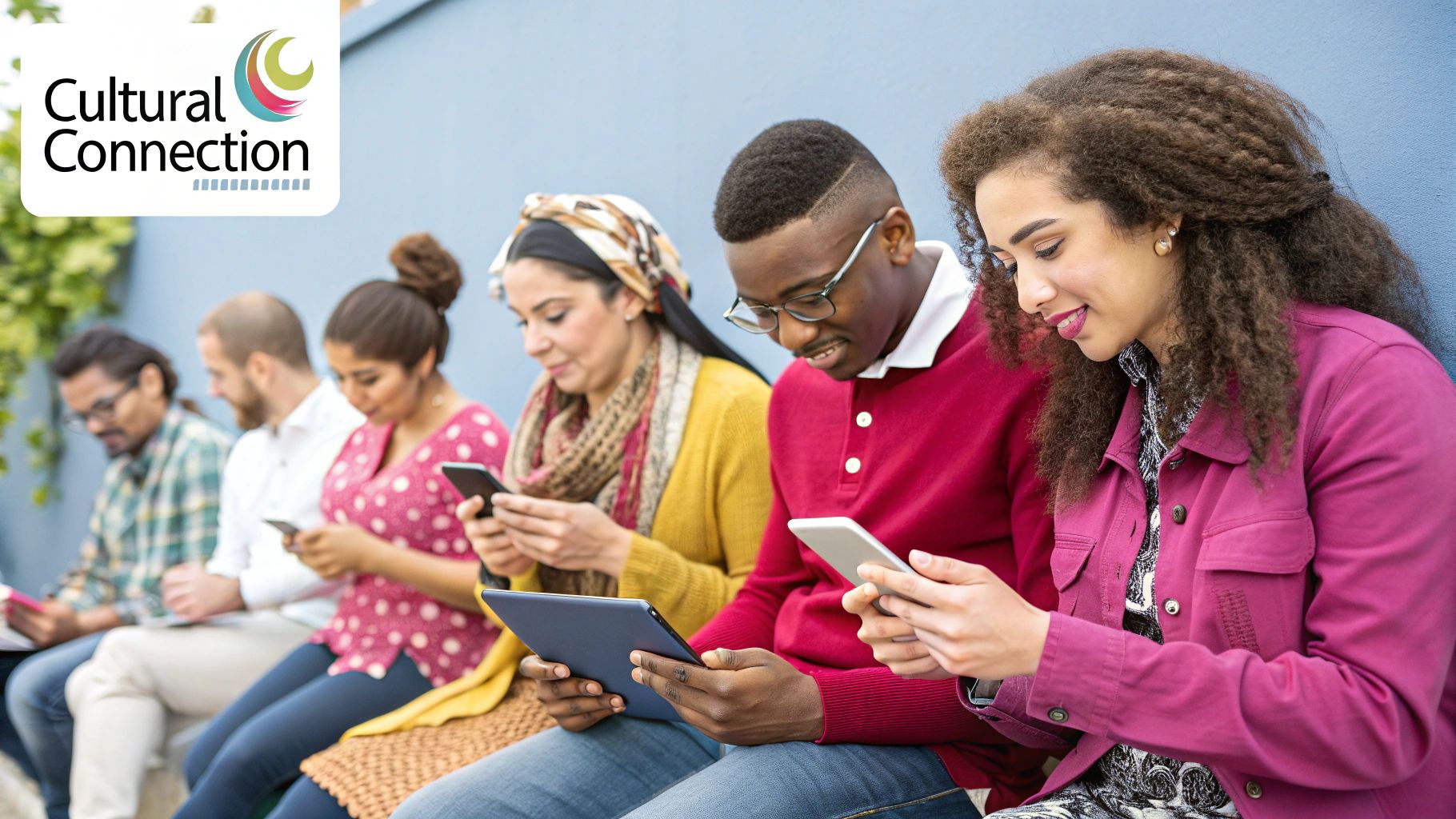 A diverse group of people in Vancouver enjoying the city's vibrant atmosphere