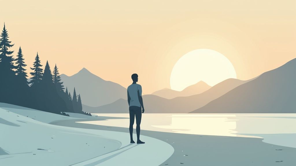 A serene image of Vancouver's natural landscape, suggesting peace and wellness.