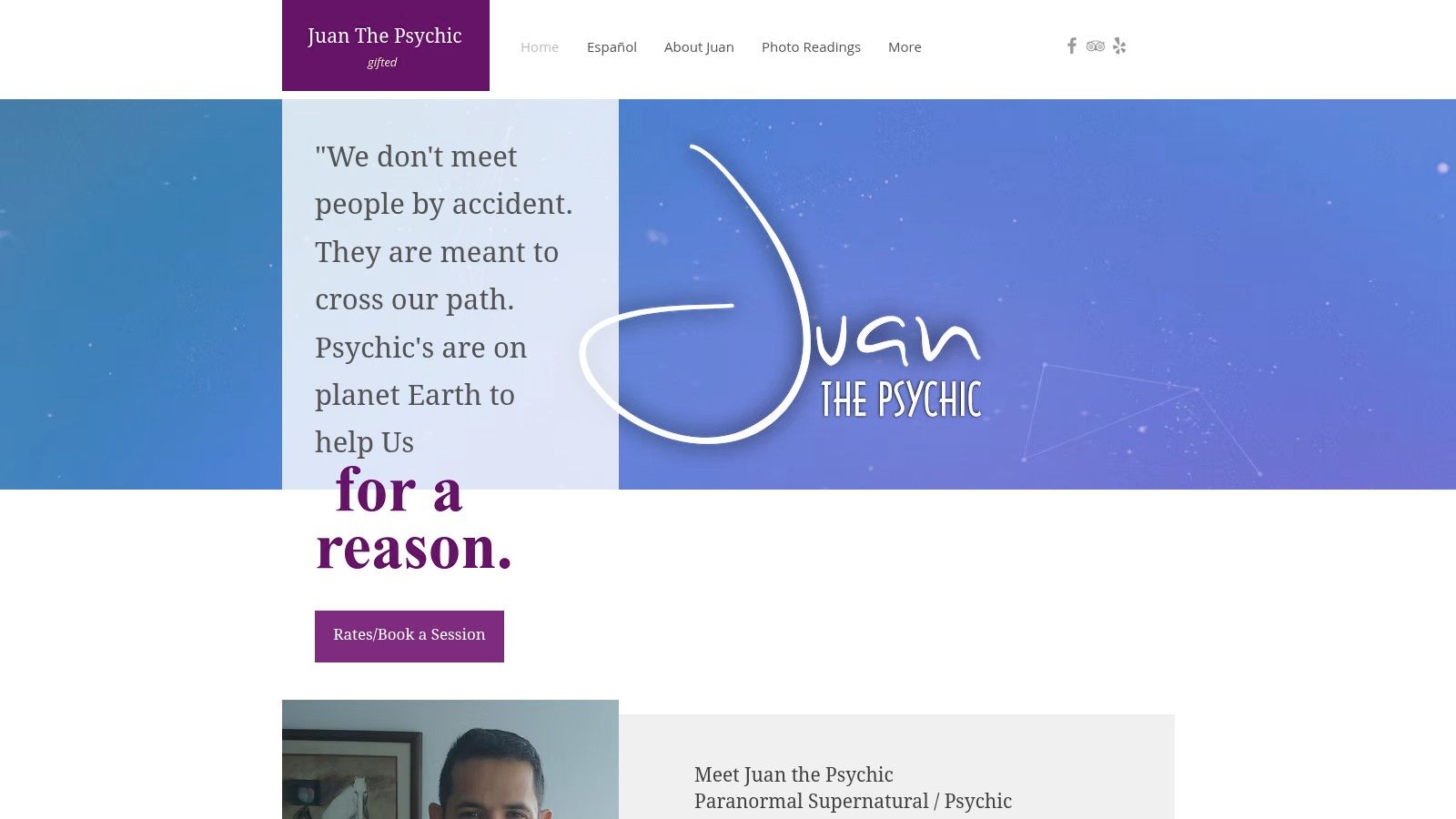 Juan The Psychic – Official site