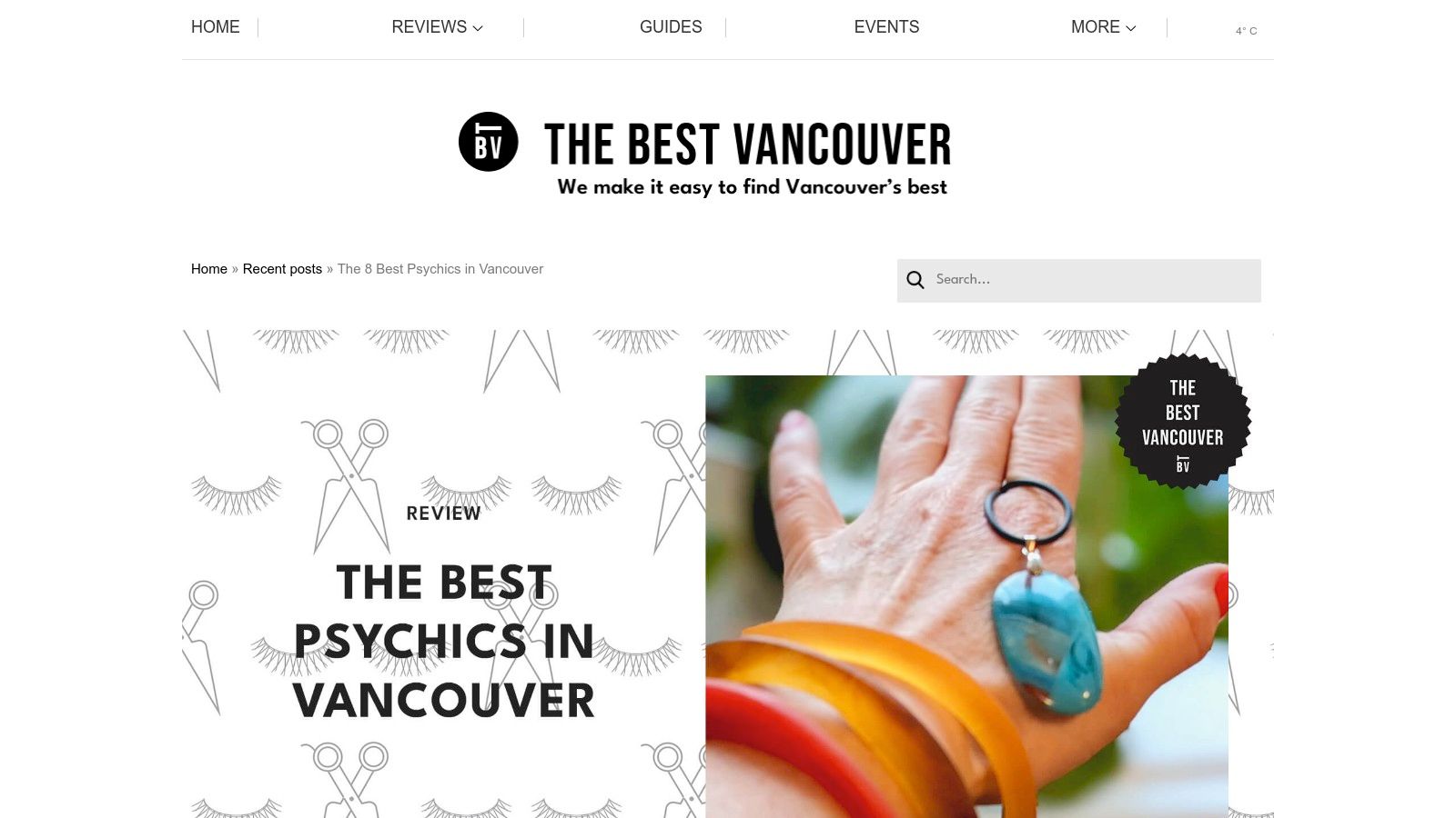 TheBestVancouver – “The 8 Best Psychics in Vancouver [2025]”