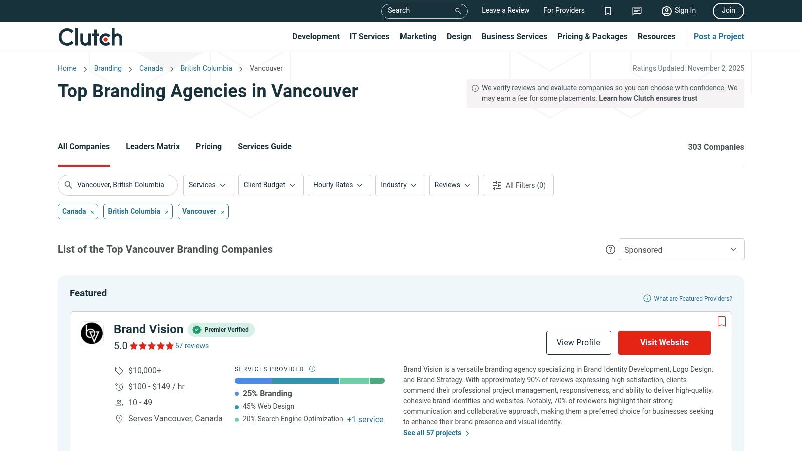 Clutch: For Vetted Reviews & Data-Driven Shortlisting