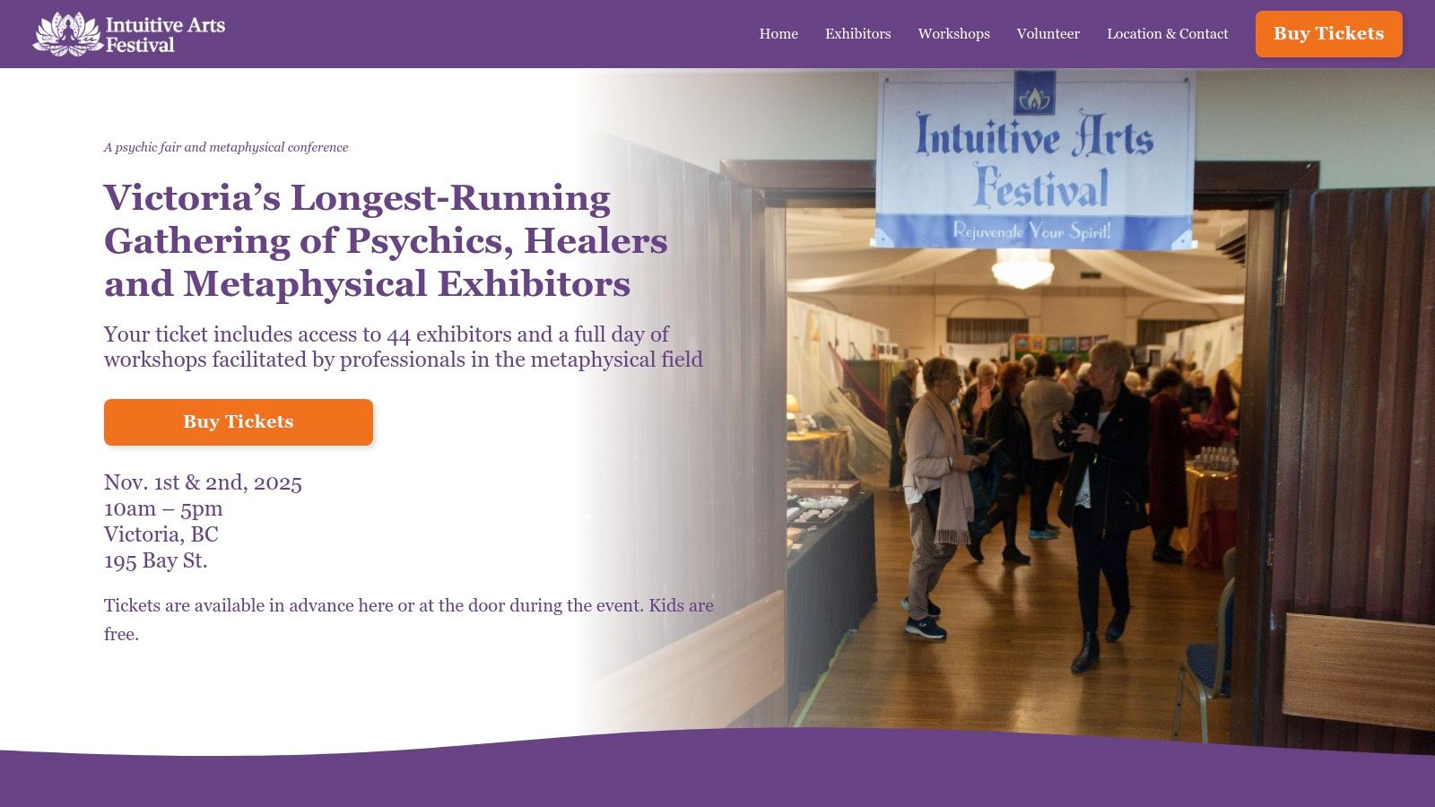 Intuitive Arts Festival (Annual Victoria psychic fair)