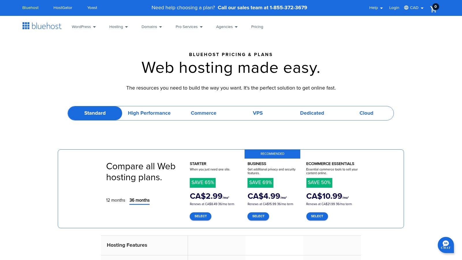 Bluehost (Canada)