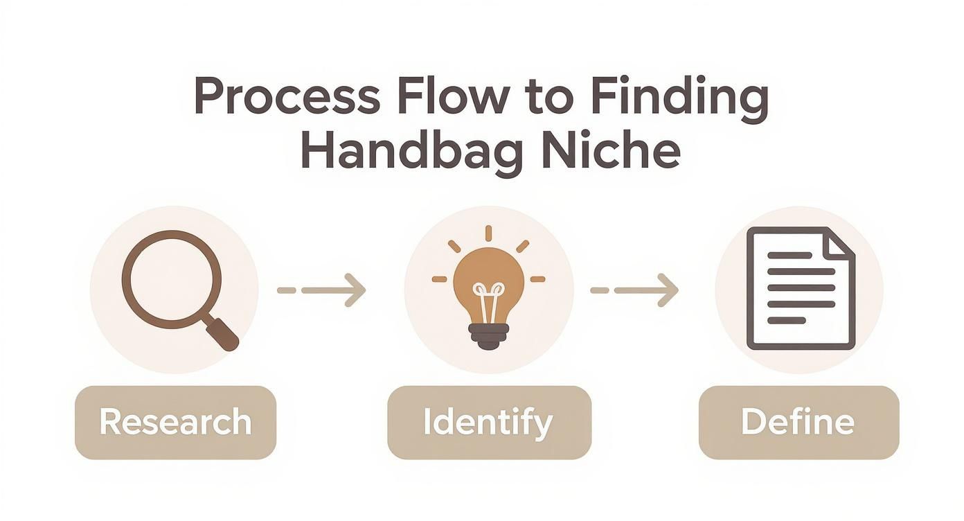 Infographic about how to start a handbag business