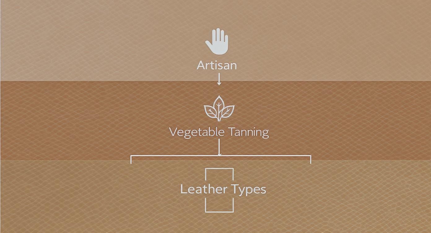 Infographic about italian leather handbags brands