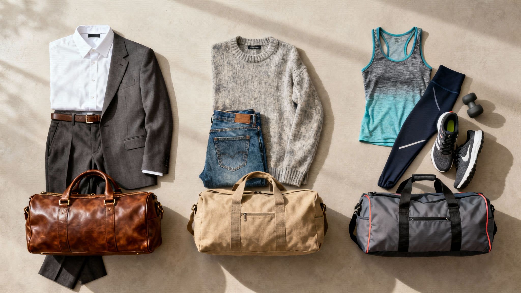 A woman stylishly carrying a duffle bag handbag.