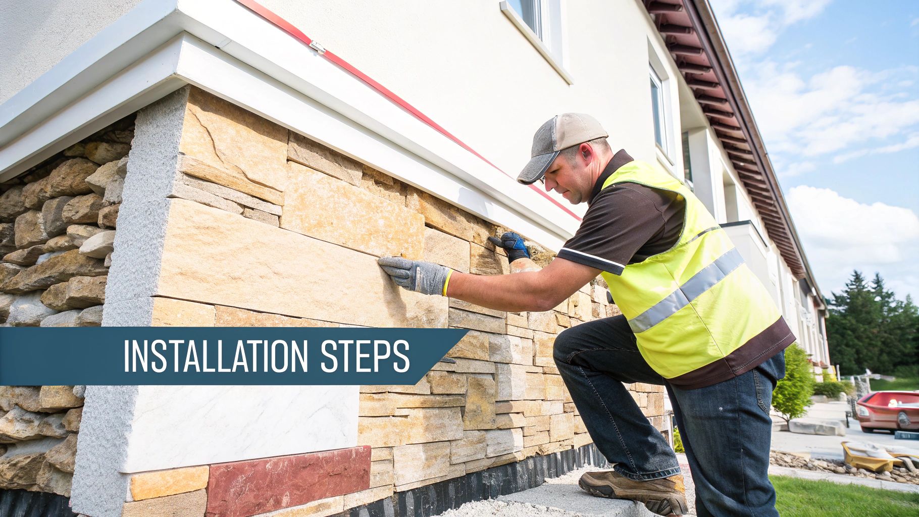 Surface Preparation for Stone Veneer Siding