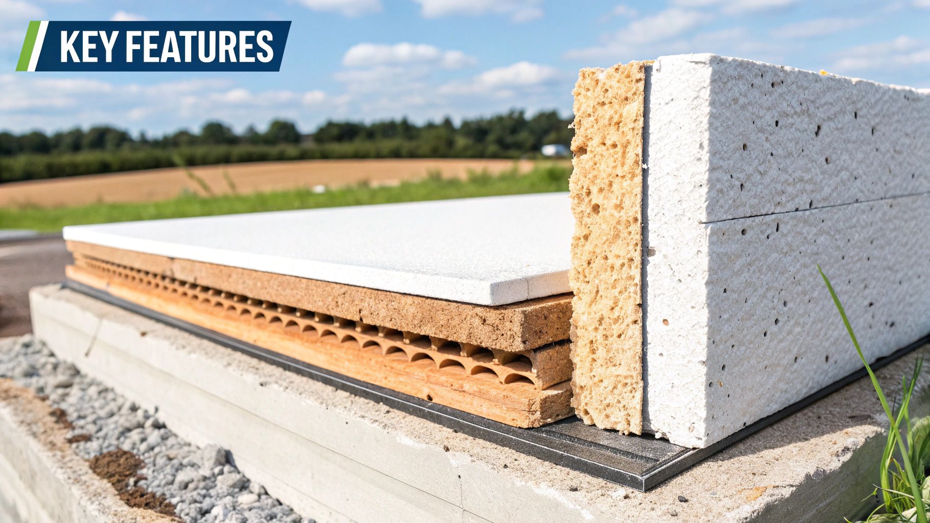 Cement board fire test