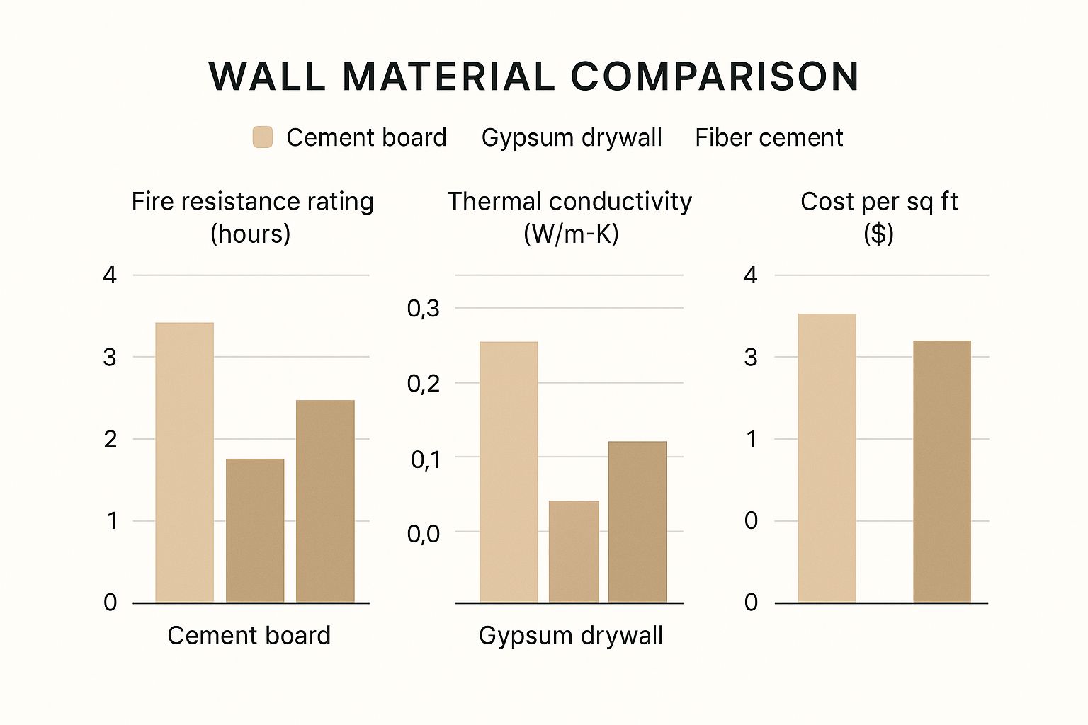 Infographic about is cement board fireproof