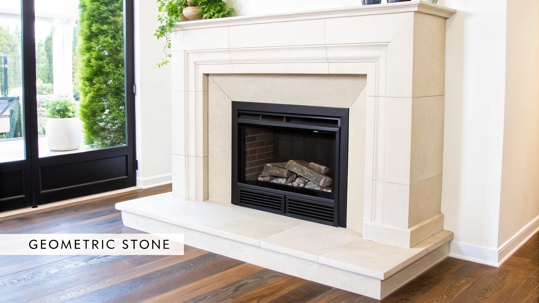 Modern Geometric Stone Design