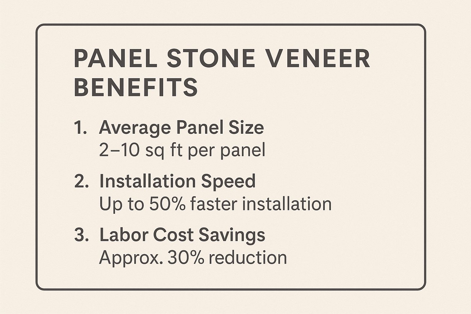 Panel Stone Veneer