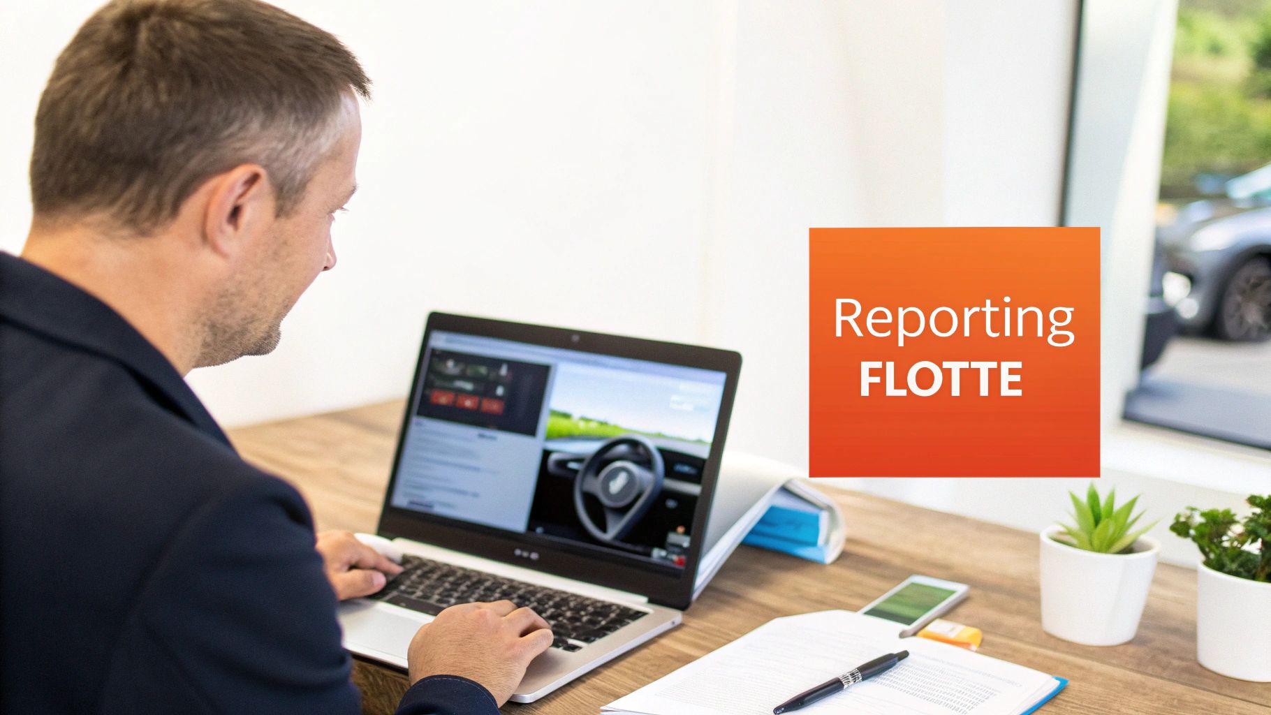 Illustration des bénéfices d'un outil de reporting pour une flotte automobile