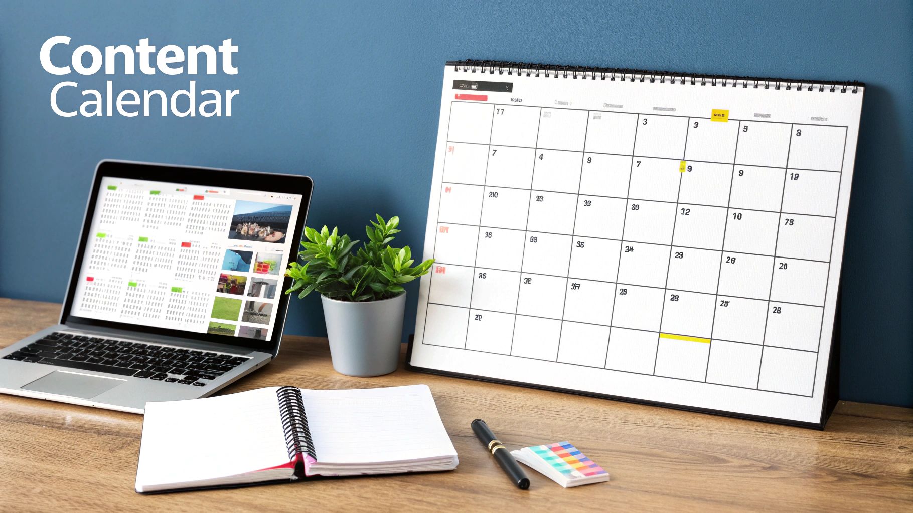 Develop a Content Calendar and Strategy